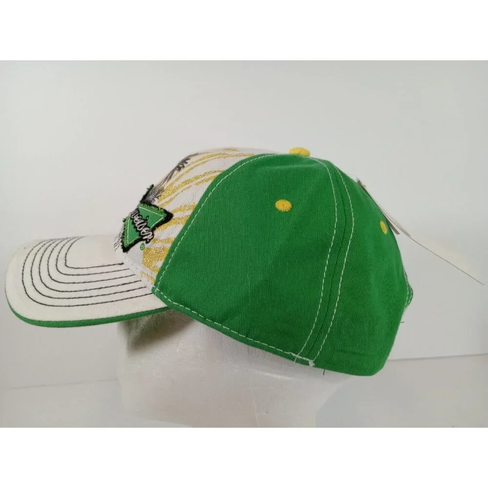 2009 Anheuser-Busch Official Product Budweiser Logo Green Adjustable Hat Cap NWT - Picture 2 of 9
